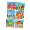 Toyvian 1 Jeu Puzzles pour Enfants Scie Sauteuse Énigmes Casse-tête De Dessin Animé Casse-tête pour Enfants Casse-tête Éducat