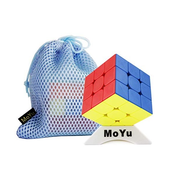 Gobus MoYu WEILONG WR M 3 x 3 2021 Weilong WRM Cube magique lisse puzzle 3D avec un sac cube et un support de cube sans auto