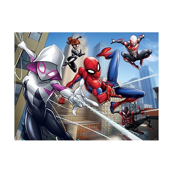 Prime 3D- Spiderman Puzzle 3D, ST32643, Multicolore