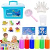 Elinrat 2023 Nouveau Kit Magic Water ELF | 3D Magic Aqua Fairy Gel | Perles danimaux Aquatiques | Puzzle Amusant Fait À La M