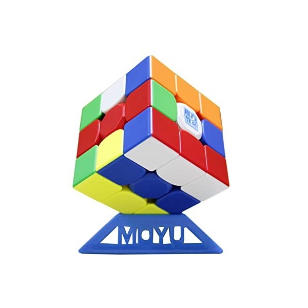 FunnyGoo MoYu Cubing Classroom Super RS3M 2022 3x3 Speed Magic Puzzle Cube 3x3x3 Cube Stickerless with Cube Stand Maglev Ver