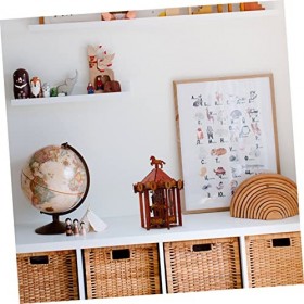 SAFIGLE 1 Pc Casse-tête Carrousel Puzzle en Bois De Noël 3D Artisanat Bâtiment en Bois De Puzzle 3D Puzzle 3D en Bois Manège 