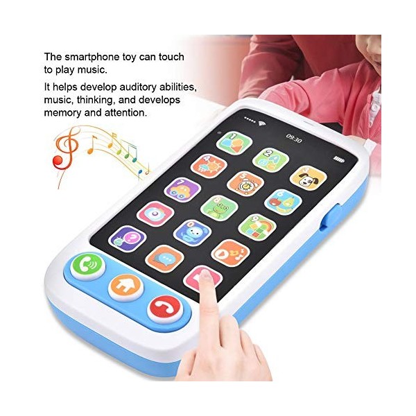 PTHTECHUS - Telephone Portable pour Enfant, Smartphone pour Enfant Jouets  ELECTRONIQUES EDUCATIFS : : Jeux et Jouets