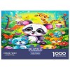 Puzzle 500 pièces Cerf Loge pour Adultes et Enfants Puzzles en Bois Jouets éducatifs 500 pièces 52 x 38 cm 