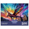 Puzzle 500 pièces Cerf Loge pour Adultes et Enfants Puzzles en Bois Jouets éducatifs 500 pièces 52 x 38 cm 