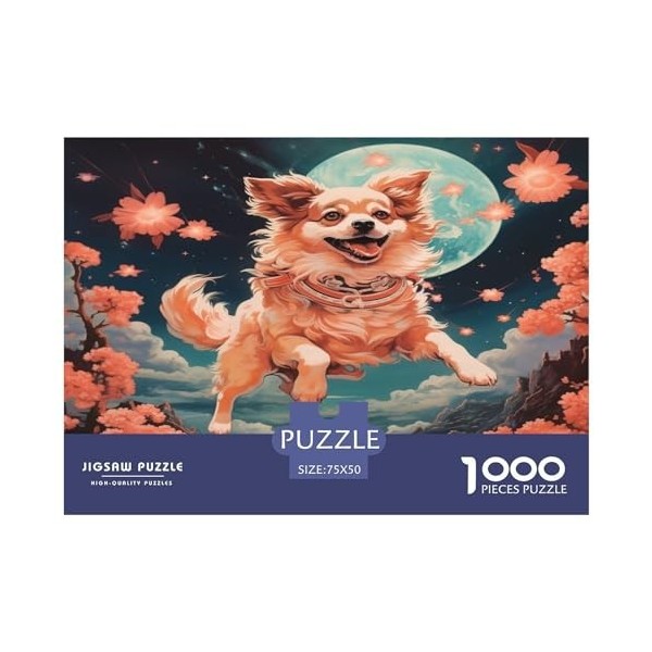 Puzzle 500 pièces Cerf Loge pour Adultes et Enfants Puzzles en Bois Jouets éducatifs 500 pièces 52 x 38 cm 