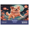 Puzzle 500 pièces Cerf Loge pour Adultes et Enfants Puzzles en Bois Jouets éducatifs 500 pièces 52 x 38 cm 