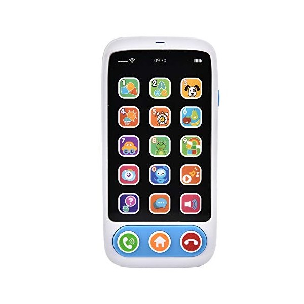 Jouet de téléphone pour Enfants, téléphone Portable à écran Tactile, Musique pour Tout-Petits, Apprentissage Amusant, Smartph