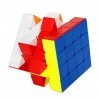 Oostifun MoYu MoFang JiaoShi Meilong M Cube 4x4 Cube Multi Color Cubing Classroom Meilong 4M 4x4x4 Smooth Puzzle with One Cub
