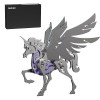 GOUX Puzzle 3D - Puzzle 3D - Licorne - Puzzle 3D en métal - Pour adultes - Modèle 3D - Décoration DIY - Avec 23 pièces - Pour