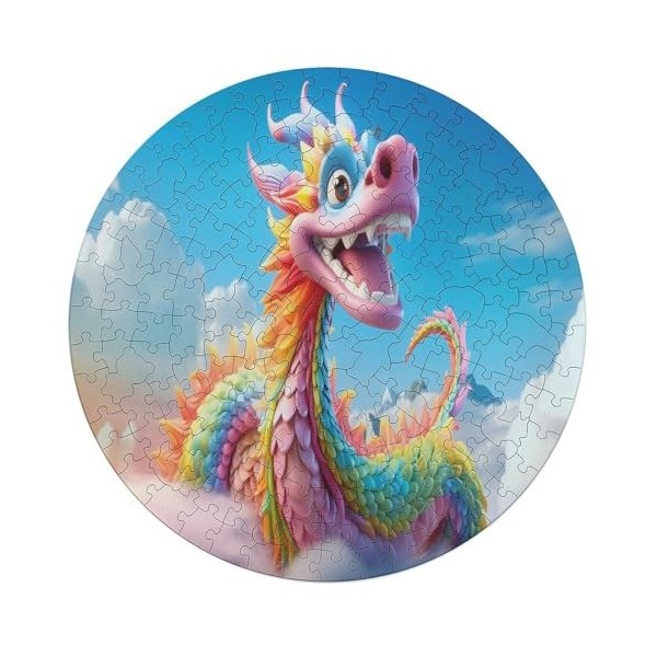 Cute Dinosaure Puzzles Adulte 120 Pieces Cadeau Famille Puzzle Classique 3D Puzzle EnfantsJouet en Bois Cadeau Unique Décorat