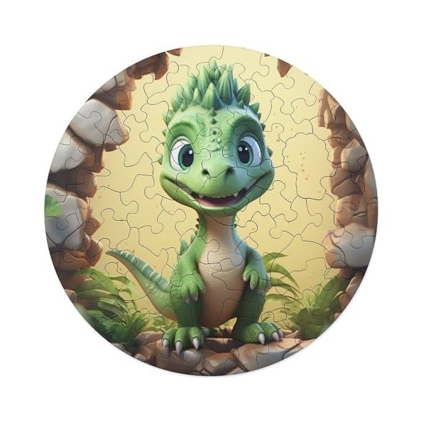 Cute Dinosaure Puzzles Adulte 120 Pieces Cadeau Famille Puzzle Classique 3D Puzzle EnfantsJouet en Bois Cadeau Unique Décorat