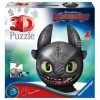 Dragons 3 Ohnezahn mit Ohren 3D Puzzle-Ball 72 Teile: Erlebe Puzzeln in der 3