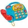 Simba- ABC Buntes Telefon/mit Verschiedenen Sounds/Drehbilderdisplay / 20cm Téléphone coloré/avec différents Sons/écran Rotat