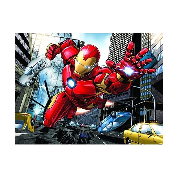 Prime 3D- Iron Man Puzzle 3D, ST32629, Multicolore
