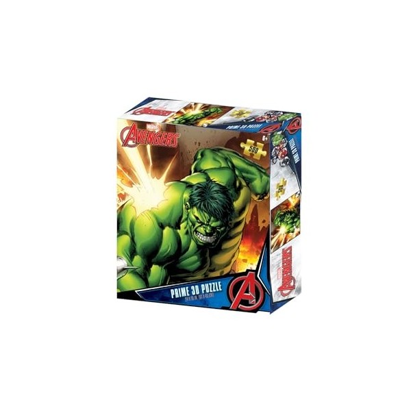 Prime 3D- Hulk Puzzle 3D, MA32672, Multicolore