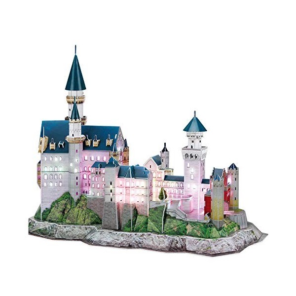 CubicFun 3D Puzzle Château de Neuschwanstein LED Neuschwanstein Castle LED Cubic Fun