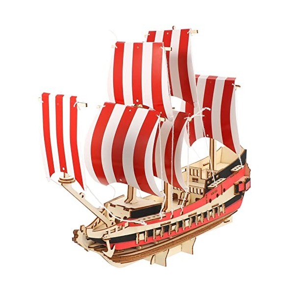 Alasum 1 Jeu Puzzle 3D Voile Maquette De Voilier Construire Un Bateau Nautique Puzzle Dassemblage 3D Kit De Construction De B