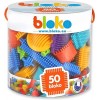 BLOKO Tube de 50 Mon Premier Jeu de Blocs de Construction – Dès 12 Mois – Facile à Manipuler – Jouet Enfant 1 an et Plus – Fa