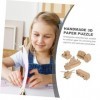 ERINGOGO 5 Pièces Papier Fait Main pour Enfants Papier pour Bricolage Modèle Avion Réservoir Voiture sous-Marin Carton Matern