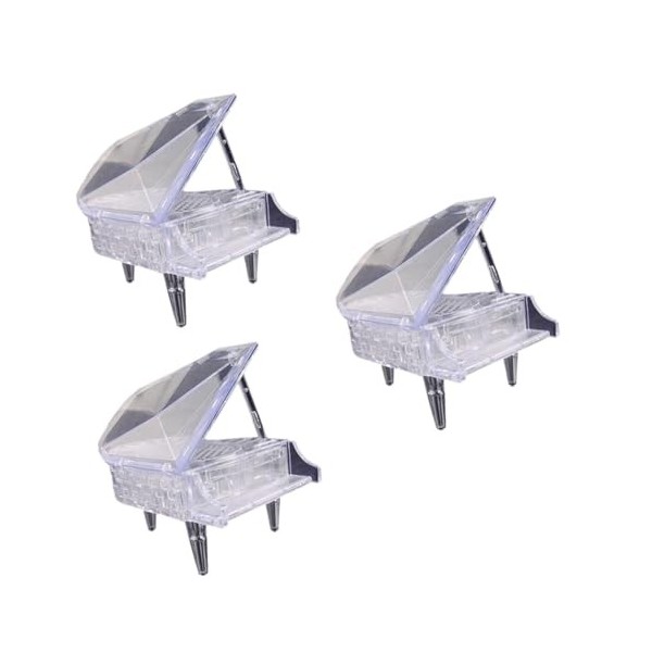 Abaodam 3D Puzzle Jeu Cristal Table Figurine Enfants Puzzle Modèle 3D Cristal Puzzle Enfants Cadeaux Piano Puzzle Jouet Casse