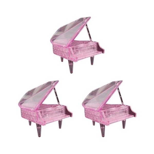 Abaodam 3D Puzzle Jeu Cristal Table Figurine Enfants Puzzle Modèle 3D Cristal Puzzle Enfants Cadeaux Piano Puzzle Jouet Casse