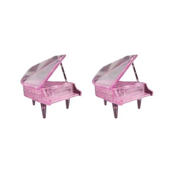 Abaodam 3D Puzzle Jeu Cristal Table Figurine Enfants Puzzle Modèle 3D Cristal Puzzle Enfants Cadeaux Piano Puzzle Jouet Casse