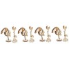 Toyvian 8 Pièces Casse-tête en Bois Puzzles pour Adultes Puzzles en Bois pour Adultes Jouet pour Animaux Diorama Puzzle en Bo