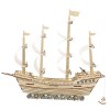 TOYANDONA 1 Jeu Puzzle 3D Voile Puzzles Mécaniques pour Adultes Statue De Bateau Kit De Construction De Motomarine Puzzle Fig