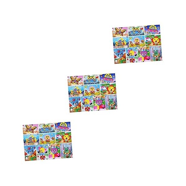 Toyvian 30 Pièces Jouets Pour Enfants Ensembles De Jeux Pour Enfants Collage Artisanat Mousse Bricolage Manuel Autocollants E