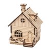 Toyvian 2 Pièces Point De Puzzle Jouet Décoration De La Maison 3D en Bois Cadeau Ménage