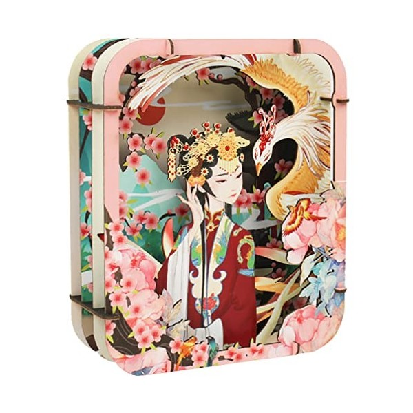 ibasenice Jouets Déveil 1 Ensemble 3D Puzzles pour Enfants Culture Traditionnelle Chinoise 3D Modèles Puzzle Fidget Jouets D