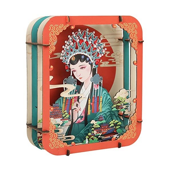 ibasenice Jouets Déveil 1 Ensemble 3D Puzzles pour Enfants Culture Traditionnelle Chinoise 3D Modèles Puzzle Fidget Jouets D