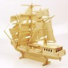 KingbeefLIU DIY Assemblée en Bois 3D Voilier Bateau Puzzle Modèle Enfants Jouet Artisanat Bureau Décor Workout À La Maison En