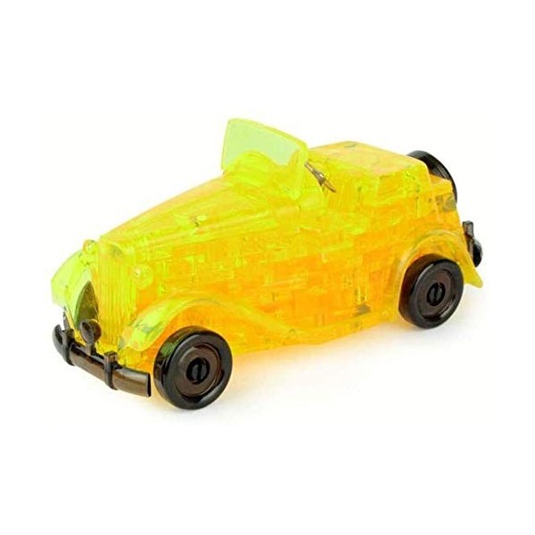 RJJ 3D Cristal Puzzles Modèle de Voiture DIY Craft Puzzles assemblés Toy Véhicules Puzzles Jouets éducatifs for Enfants Colo