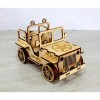 StonKraft Puzzle en Bois 3D Militaire Jeep - Rangement de Bureau, Porte-Stylo, Porte-Cartes - Facile à Assembler