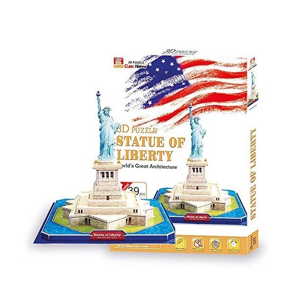 Small Foot by Legler- Puzzle 3D Statue de la Liberté, 8925