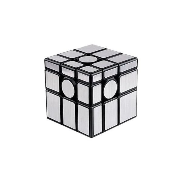 Cube miroir 3 x 3, miroir Speed Cube 3 x 3 x 3, édition argent et or, cube magique de vitesse 3D, puzzle ou puzzle qui défie 