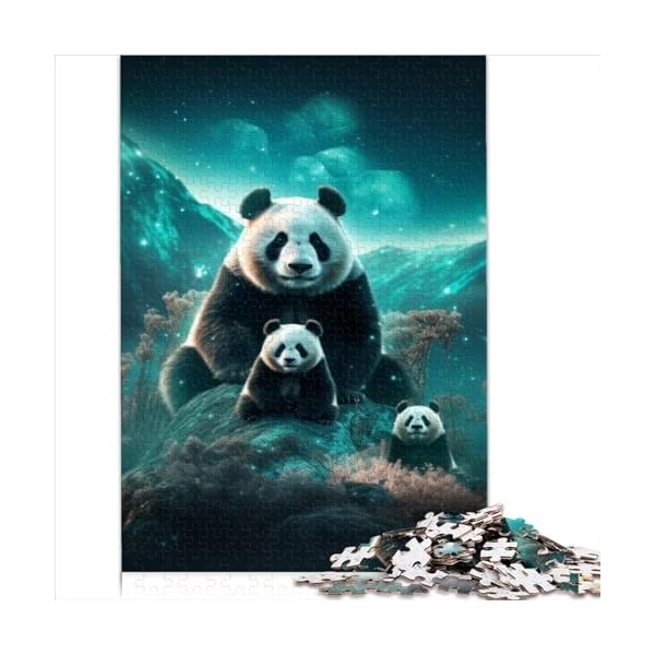 Puzzles pour Adultes 500 Puzzles en Forme de Chouette Galaxie pour Adultes, Cadeaux, Puzzle en Bois pour Adultes, Excellent C