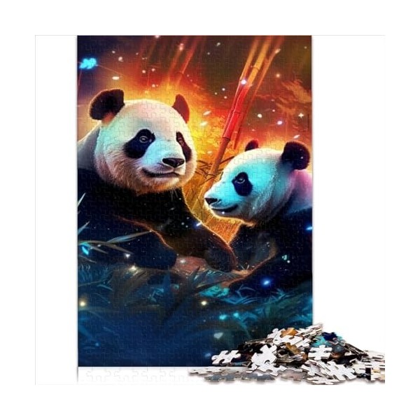 Puzzles pour Adultes 500 Puzzles en Forme de Chouette Galaxie pour Adultes, Cadeaux, Puzzle en Bois pour Adultes, Excellent C