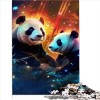 Puzzles pour Adultes 500 Puzzles en Forme de Chouette Galaxie pour Adultes, Cadeaux, Puzzle en Bois pour Adultes, Excellent C