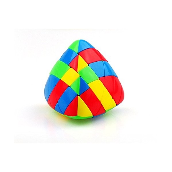 FunnyGoo Shengshou 4x4 Zongzi Magique Cube Lisse Vitesse Twist Puzzle Cube Magique Cube Multicolore Autocollant + Un Cube Sta