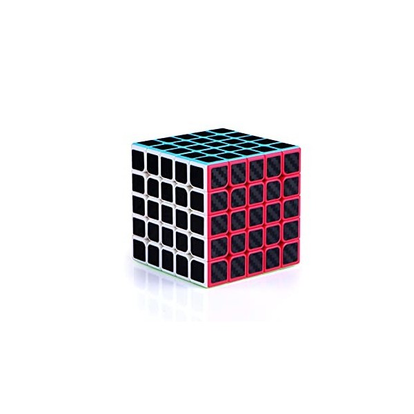 SXJZ Puzzle 3D De Cube De Vitesse Dautocollant De Fibre De Carbone, Puzzle 3D Professionnel De Cube Magique pour des Jouets 