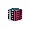 SXJZ Puzzle 3D De Cube De Vitesse Dautocollant De Fibre De Carbone, Puzzle 3D Professionnel De Cube Magique pour des Jouets 