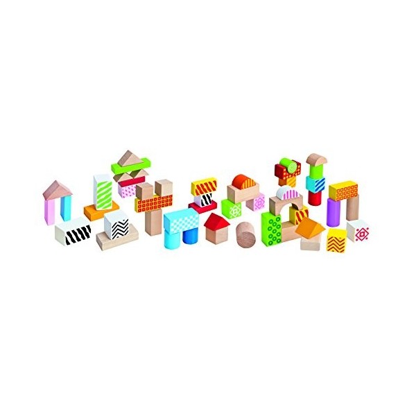 Eichhorn - 2226 - Jeu Construction Bois - Blocs de Bois - Multicolore