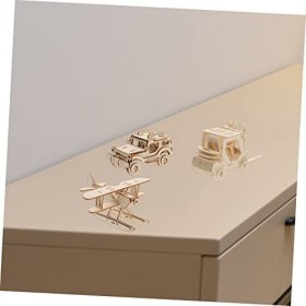 TOYANDONA 5 Pièces Modèle De Bloc De Construction Kits De Construction De Tiges Kit De Montage De Puzzle 3D Puzzle 3D De Véhi