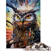 Puzzles pour Adultes Puzzles Animaux élan 500 pièces Puzzle en Bois pour Adultes Cadeaux Anti-Stress défi Difficile 500 pièce