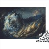 Puzzle Tigre aux Yeux Bleus pour Adultes 500, Puzzles en Bois pour Adultes, Jeu de Puzzle Familial, Cadeaux danniversaire T