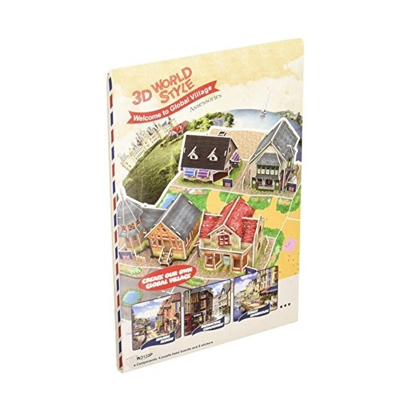 3D puzzle en trois dimensions World Series style 3D de pi?ces communes W3133h japon importation 