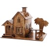 TOYANDONA 1 Pc Casse-tête Maison 3D Puzzles De Construction 3D Jouets Miniatures Puzzles Miniatures De Maison De Poupée Villa